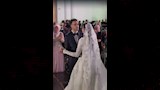 رقصة رومانسية جمعت العروسين في حفل زفاف نجل محمد رضوان (2)