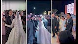 رقصة رومانسية بين العروسين.. لقطات مؤثرة من حفل زفاف نجل محمد رضوان