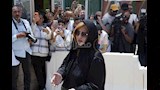 وفاء مكي في جنازة الراحل عبدالرحمن أبو زهرة