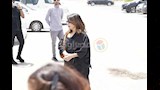 الفنانة سلوى محمد علي في الجنازة