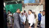  محافظ القليوبية ومدير الأمن يتابعان جهود السيطرة على حريق منشآت شلقان (8)