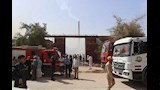قوات الحماية المدنية في الموقع