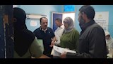 مراجعة دفاتر الحضور والانصراف بالمستشفى