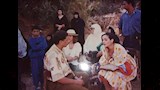 جانب من تصوير فيلم عرق البلح بقرية القصر بالداخلة