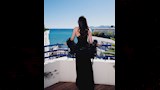 نادين نسيب على شاطئ الريفيرا
