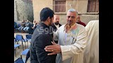 خلال تلقيه العزاء