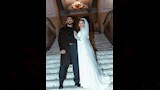 بفستان زفاف وبدلة  يارا السكري وأحمد العوضي من كواليس مسلسل علي كلاي (2)