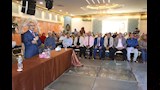 محافظ بني سويف يلتقي حجاج الجمعيات الأهلية 