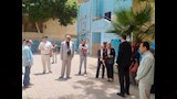 أعضاء النيابة الإدارية في موقع الحادث