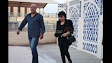 فردوس عبدالحميد في عزاء عبدالرحمن ابو زهرة (3)