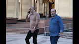 ايمن عزب في عزاء عبدالرحمن ابو زهرة (2)