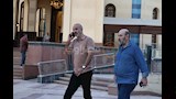 ايمن عزب يصل عزاء عبدالرحمن ابو زهرة (1)