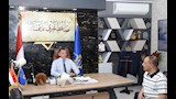 محافظ أسوان مع رئيس شركة مياه الشرب والصرف الصحى 