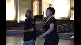 أنوشكا تصل عزاء عبدالرحمن أبو زهرة (2)