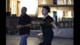 أنوشكا تصل عزاء عبدالرحمن أبو زهرة (1)
