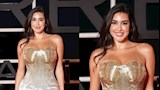 فستان ذهبي أنيق.. ياسمين صبري تبرز أناقتها في مهرجان كان السينمائي 