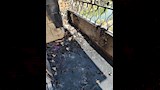 آثار الحريق
