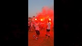 احتفالية كبيرة بين الجهاز الفني واللاعبين (5)