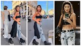 بالصور- مايا دياب تخطف الأنظار في شوارع باريس