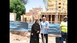 حملة تشجير طريق السادات (1)