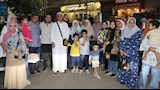 أجواء احتفالية بسوهاج خلال توديع حجاج الجمعيات الأهلية (فيديو وصور)