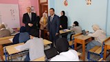 محافظ المنوفية يتابع امتحانات النقل بشبين الكوم -صور