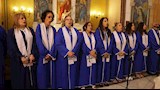 رئيسة القومي للمرأة تشارك في قداس كنيسة العذراء سيدة فاتيما (2)