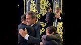 أول صور لـ صلح رمضان صبحي ونادر شوقي في عزاء والده
