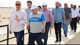 وفد من وزارة الإسكان يتفقد محطة معالجة صرف صحي المنيا (صور)