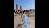 رانيا يوسف بفستان أزرق جريءد
