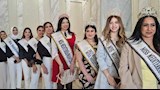 بالصور- ملكات جمال البحر المتوسط في المتحف اليوناني الروماني بالإسكندرية