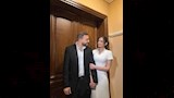 ملك زاهر وخطيبها شريف