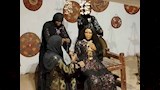 تجميل وتزيبن العروسة فى النوبة