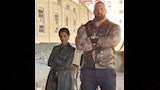 روبي مع ذا ماونتن في كواليس فيلم حملة فرعون