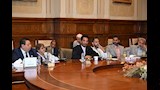 نجوم الفن في اجتماع مجلش الشيوخ (7)