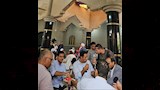 أهالي قوص يستقبلون وزير الري ومحافظ قنا بالفطير والجبن القديم (1)
