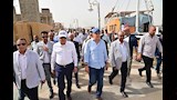 وزير الري ومحافظ الأقصر يتفقدان عملية تحديث أنظمة التشغيل بقناطر إسنا الجديدة -صور
