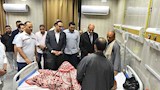 محافظ أسيوط يزور مصابي حادث أبنوب (2)