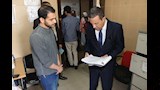 محافظ المنوفية ينفقد دفتر الحضور والانصراف