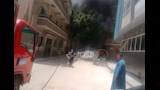 السيطرة على حريق سيارة ملاكي (2)
