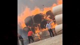 حريق داخل مصنع كرتون في بني سويف (1)