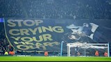 تيفو جماهير مانشستر سيتي