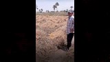 غرق سنابل القمح بسبب إنفجار خط مياه شرب بالفيوم 1