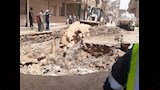 بعد كسره مرتين.. محافظة سوهاج توضح سبب كسر خط المياه في طما (صور)