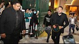 حسن الرداد والسقا وأشرف عبدالباقي.. نجوم الفن يصلون عزاء حمدي الميرغني
