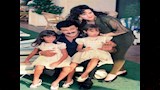 سمير غانم وزوجته دلال عبد العزيز وبناته
