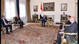 الرئيس السيسي مع وزيري خارجية الجزائر وتونس 2