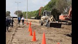 محافظ القاهرة يتابع مشروع خط مياه بطول 8 كم (10)