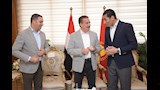 محافظ بورسعيد يستقبل وزيري الرياضة والتخطيط ١
