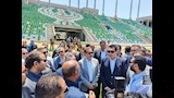 وزيرا الرياضة والتخطيط يتفقدان استاد النادي المصري٢